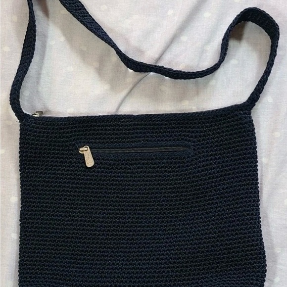 The Sak Handbags - The Sak Navy Crochet crossbody/Shoulder Bag